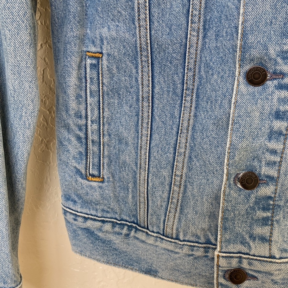 Logophile Patchwork Denim Jacket - image 4